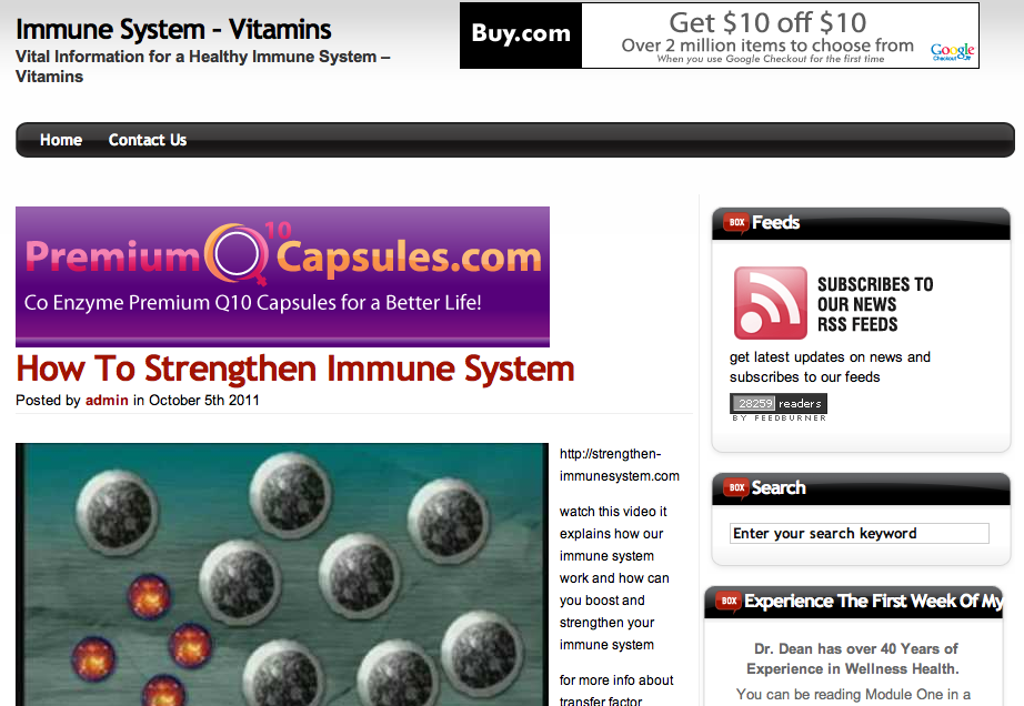 Immune System Vitamins